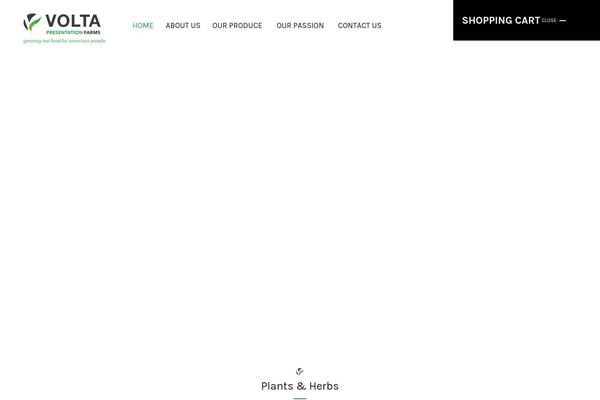 WordPress website example screenshot
