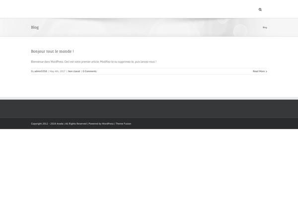 WordPress website example screenshot