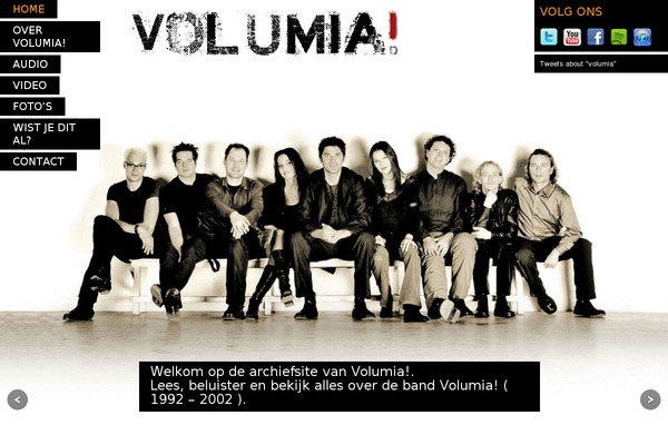 volumia.nl site used Volumiatheme