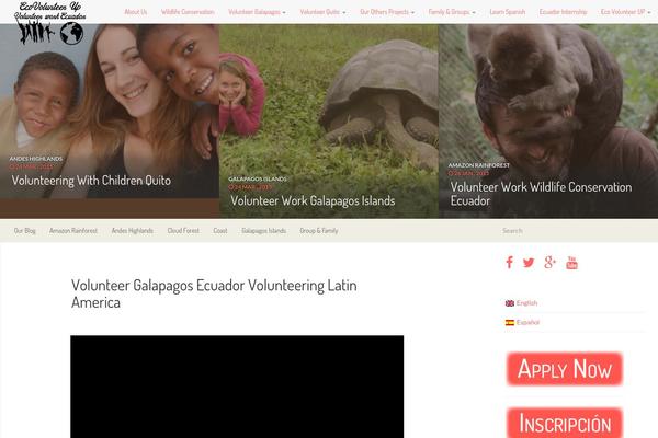 volunteer-latinamerica.com site used Fullby Premium