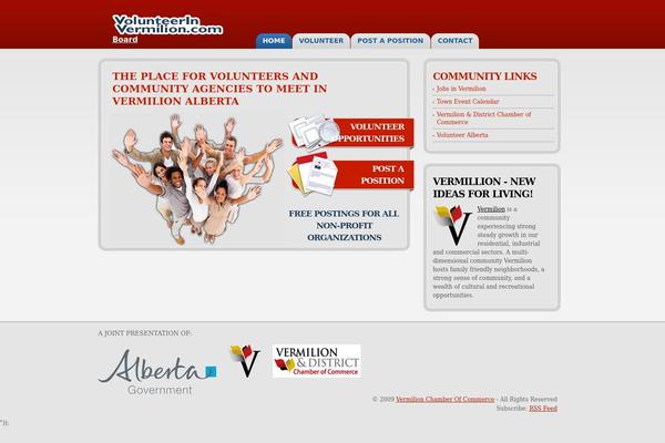 volunteerinvermilion.com site used Jobboard