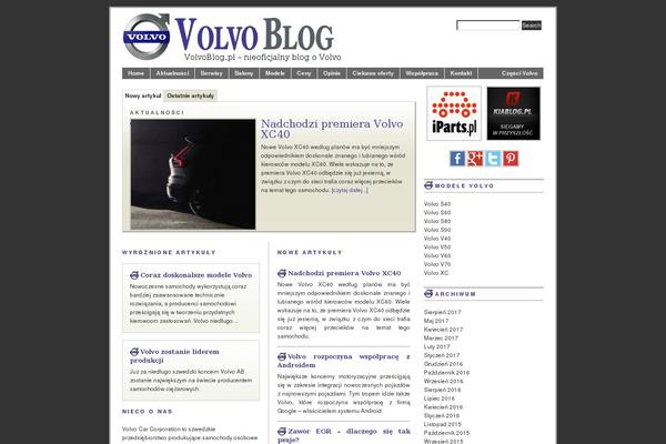 volvoblog.pl site used BranfordMagazine