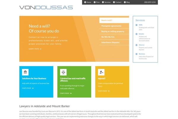 vondoussas.com.au site used Von