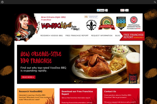 voodoobbqfranchiseblog.com site used Voodoo