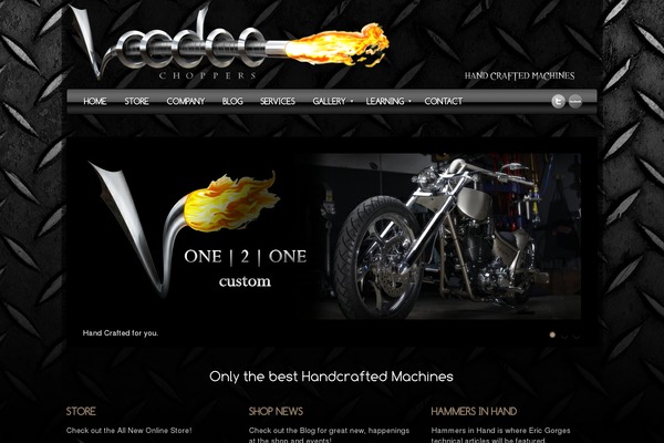 Voodoo theme site design template sample