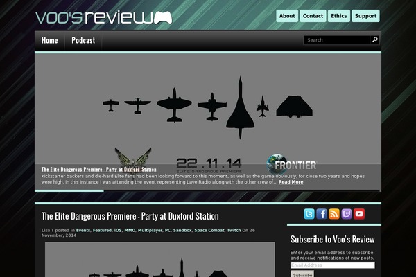 voosreview.com site used Gamecenter