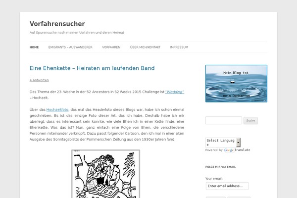 WordPress website example screenshot