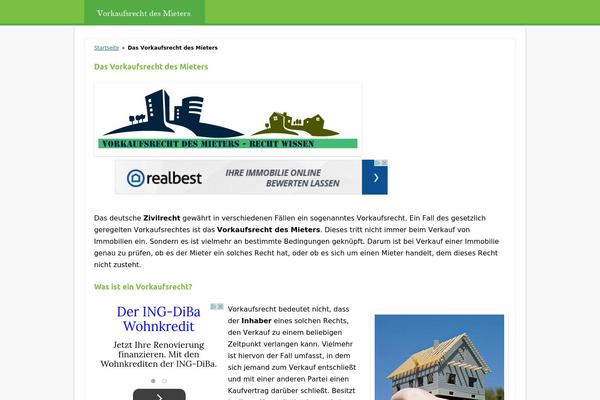 vorkaufsrechtmieter.com site used Besttheme