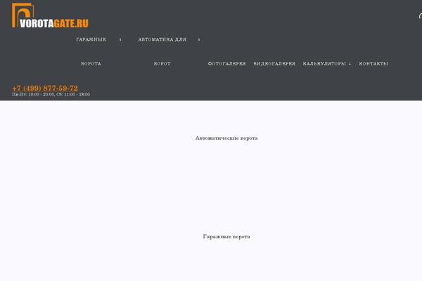 vorotagate.ru site used Vorotagate.ru