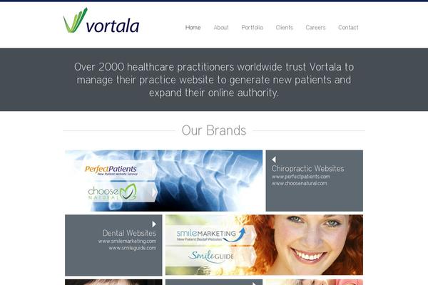 Site using Vortala-testimonials plugin