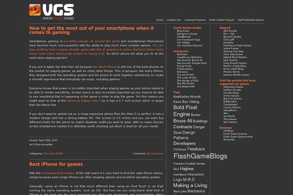 vortixgames.com site used The Swallow