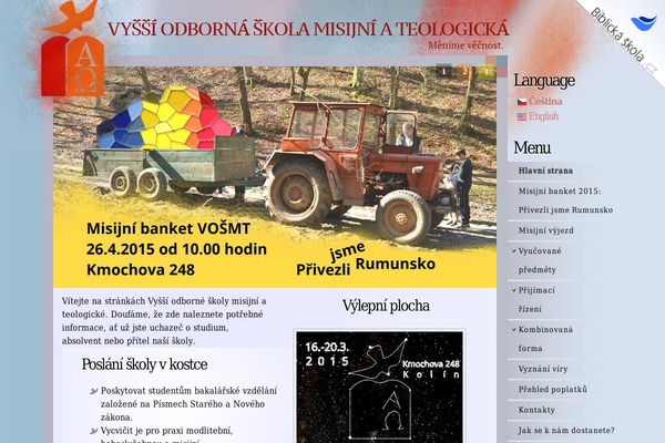 vosmt.cz site used Vosmt2013