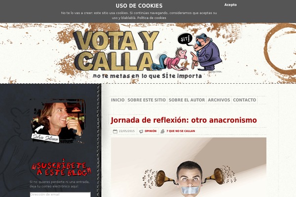 votaycalla.com site used Grunge
