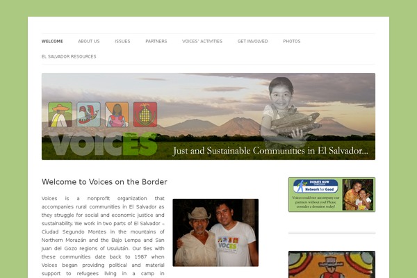 Twenty Twelve theme site design template sample