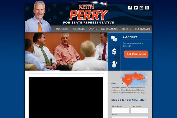 votekeithperry.com site used Perry2012
