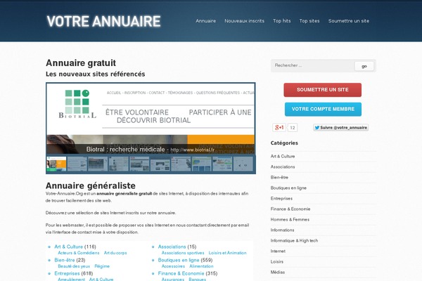 votre-annuaire.fr site used Vendor