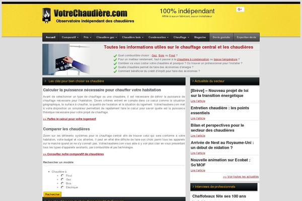 votrechaudiere.com site used Votrechaudierev2