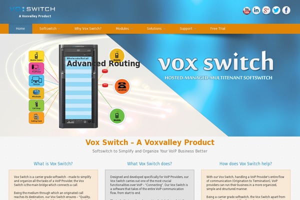 vox-switch.com site used Elegant