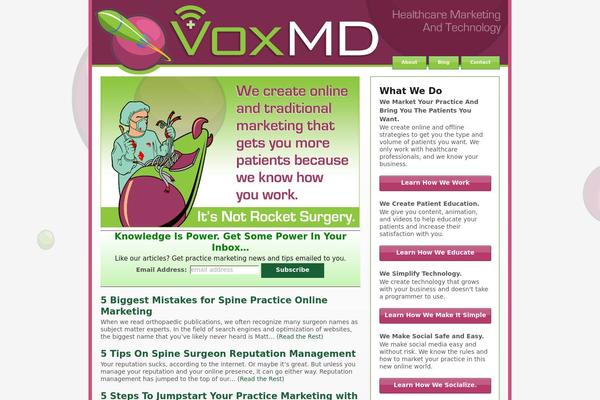 voxmd.com site used Drewsymo-foundation-5109b0f