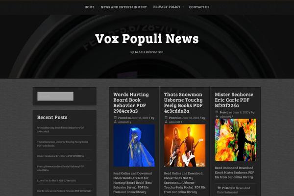 voxpopuli.pw site used Music-and-video