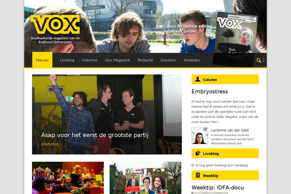 voxweb.nl site used Voxweb