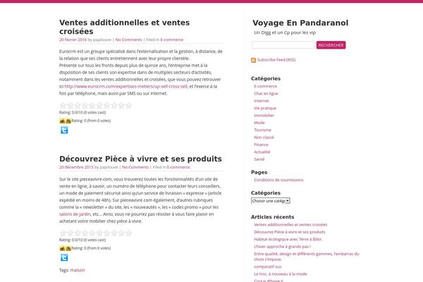 WordPress website example screenshot