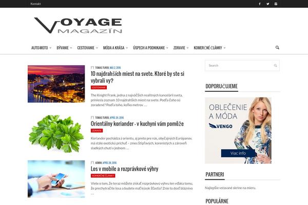 voyagemagazin.sk site used Curated
