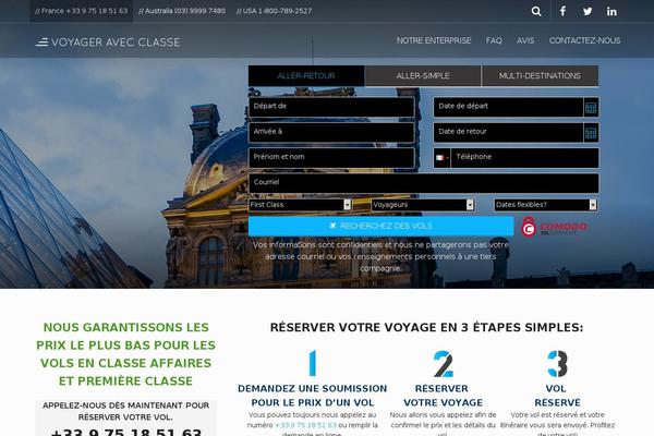 voyageravecclasse.com site used Flywithclass