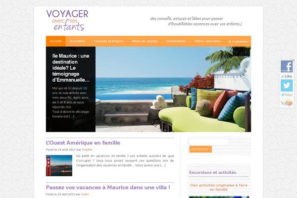 voyageravecsesenfants.fr site used Wp Radiance