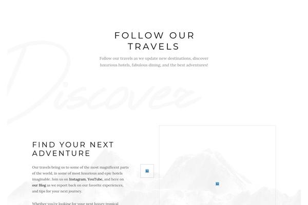 Backpacktraveler theme site design template sample