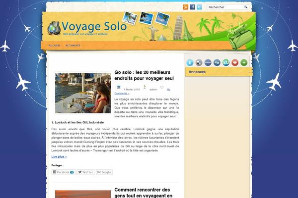 voyagesolo.com site used Travelzone