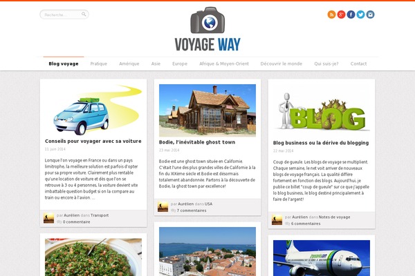 voyageway.com site used Blog-voyage