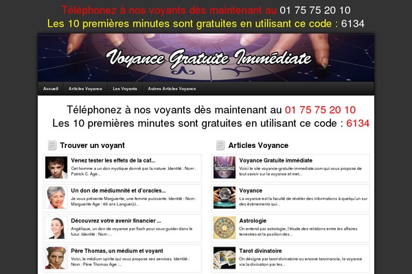WordPress website example screenshot