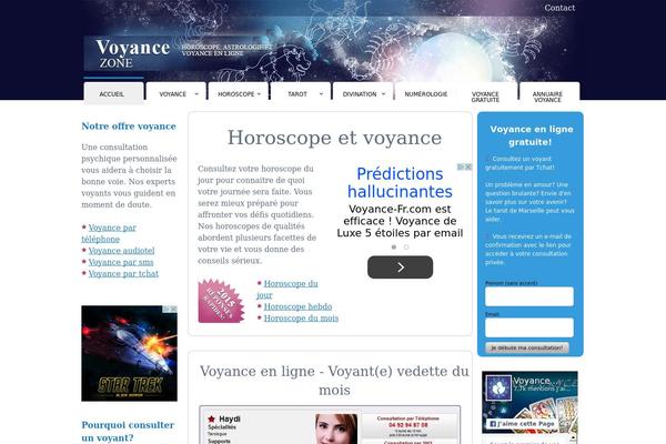 voyancezone.com site used Inest-theme