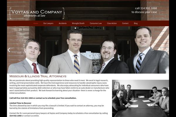 WordPress website example screenshot
