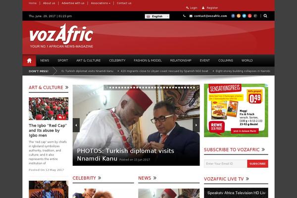 vozafric.com site used Vozafric-magazine