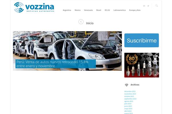 vozzina.com site used Glider