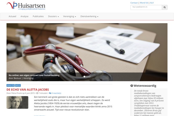 vphuisartsen.nl site used Vphuisartsen