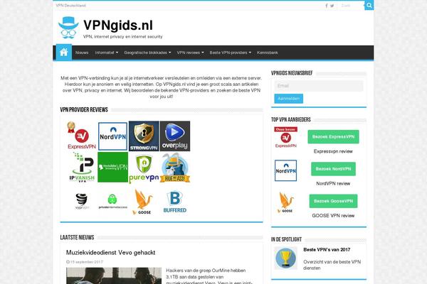 vpngids.nl site used Vpn
