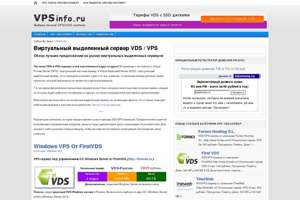 vpsinfo.ru site used Costelo