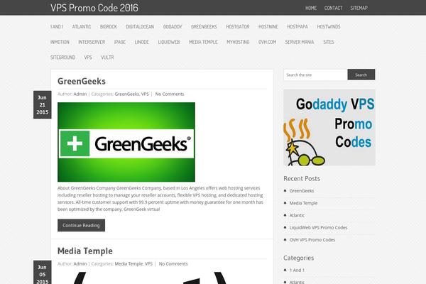 Nominal theme site design template sample