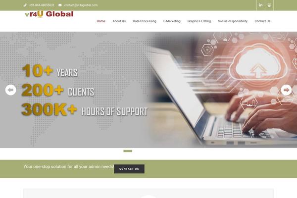 vr4uglobal.com site used Corporate-pro