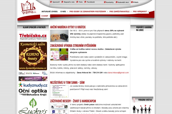 vratka.cz site used Greenshift