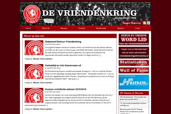vriendenkring-fctwente.nl site used Vriendenkring-new