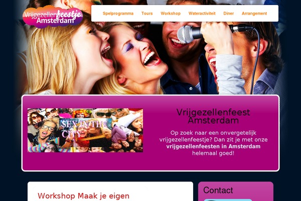 vrijgezellenfeestjeamsterdam.nl site used Vrijgezellenfeestje