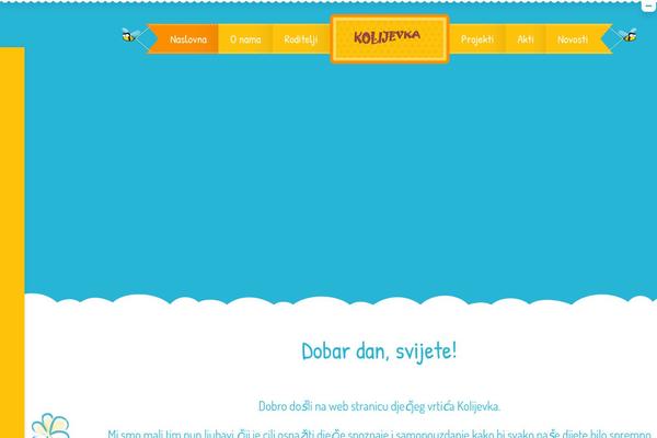 Kiddy theme site design template sample