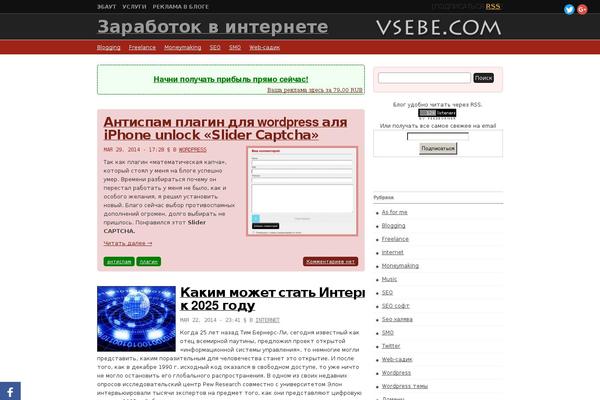 vsebe.com site used Pesta-blogger