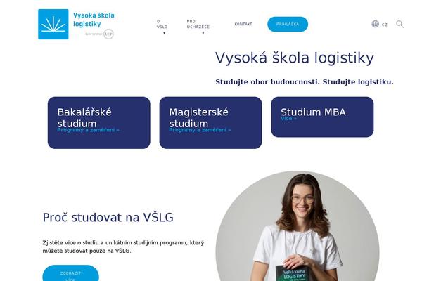 vslg.cz site used Vysokaskolalogistiky