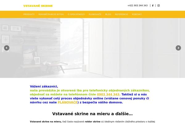 WordPress website example screenshot