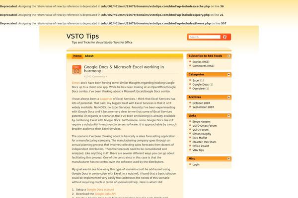 vstotips.com site used Orangeremix